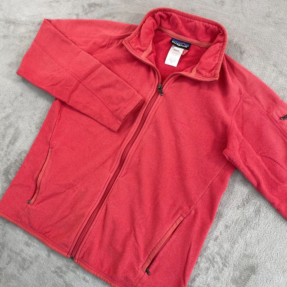 Patagonia Aravis Jacket in Poppy Fields Women Medium Fleece‎ Full Zip GorpCore